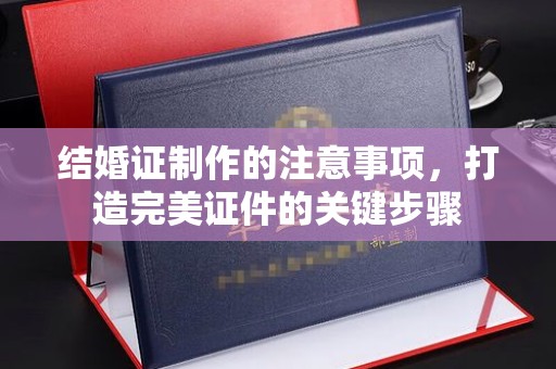 建华结婚证制作的注意事项，打造完美证件的关键步骤