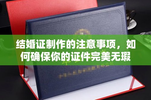 建华结婚证制作的注意事项，如何确保你的证件完美无瑕