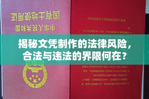 建华揭秘文凭制作的法律风险，合法与违法的界限何在？
